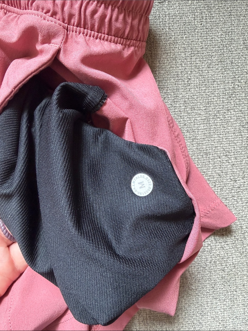 Men's Rose Pink Athletic Shorts - Casual Everyday Fit - Picture 5 of 5